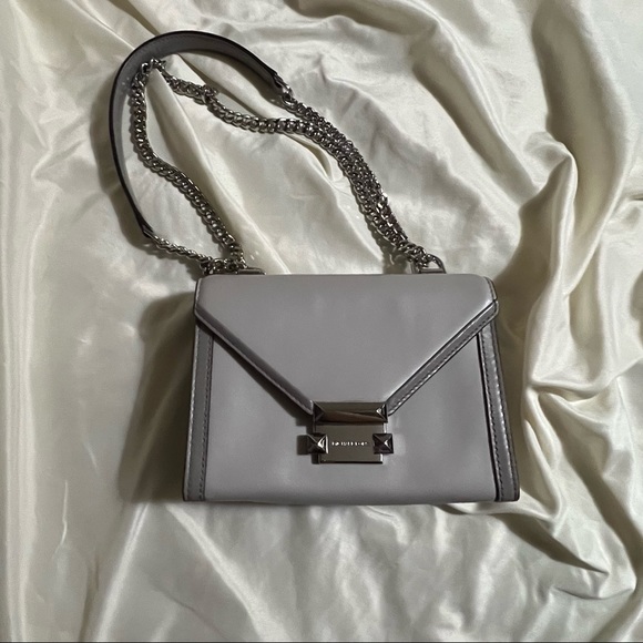 Michael Kors Mini Whitney Grey Crossbody Bag - Picture 7 of 15